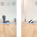 肘つきストレッチ