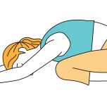 チャイルドポーズ