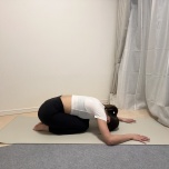 ウサギのポーズ