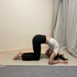 ウサギのポーズ