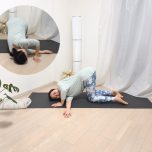 猫のツイストのポーズ