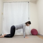 四つ這いの体勢