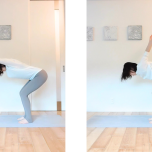 前屈を深める動的ストレッチ