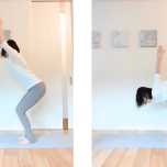 前屈を深める動的ストレッチ