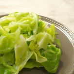 加熱したキャベツ