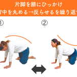 あぐらストレッチ