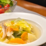 サラダとスープ