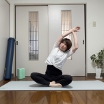 広背筋ストレッチ