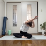 広背筋ストレッチ