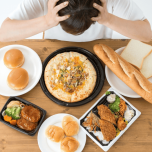 糖質・脂質中心の食事