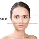 中顔面