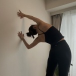 体側ストレッチ