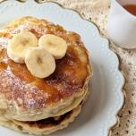 つぶしバナナホットケーキ