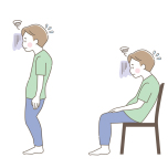 骨盤の後傾