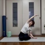 体側ストレッチ