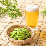 枝豆とビール
