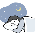 眠れない