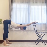 背中ストレッチ