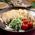 蒸し鶏