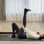 腿裏のストレッチ