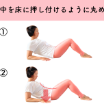 お腹凹ませエクササイズ
