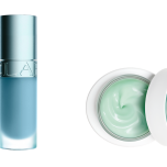 リップコンフォートオイル 00 クライオミント 7ml ¥4,070（税込）、クライオ‐フラッシュ クリーム マスク 75ml ¥11,220（税込）／クラランス　問い合わせ先：クラランスカスタマーケ