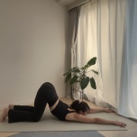 体側ストレッチ