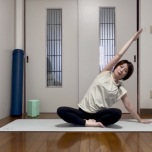 広背筋ストレッチ