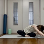 広背筋ストレッチ
