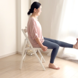 脚のストレッチ