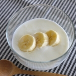 バナナヨーグルト