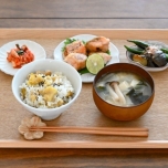 栗ごはん定食